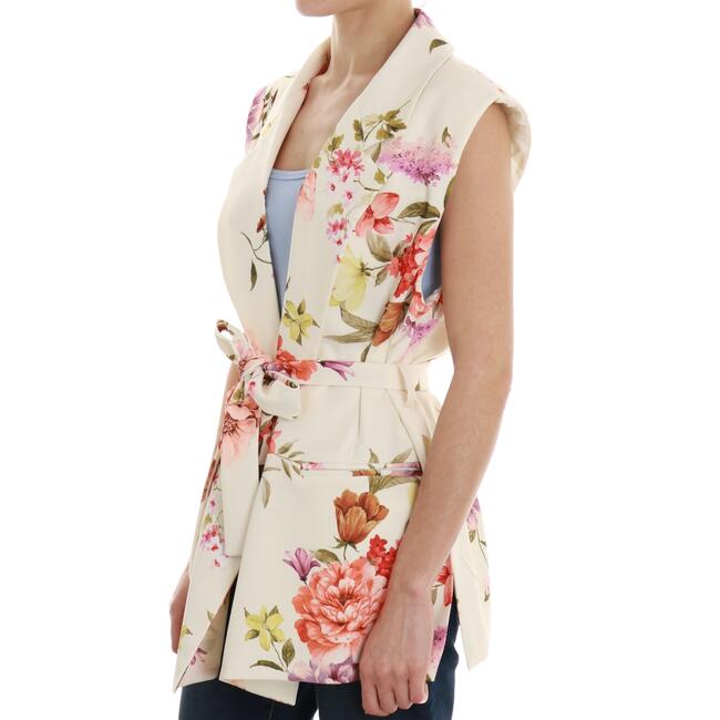 GILET A FIORI VICOLO - Mad Fashion | img vers.650x/